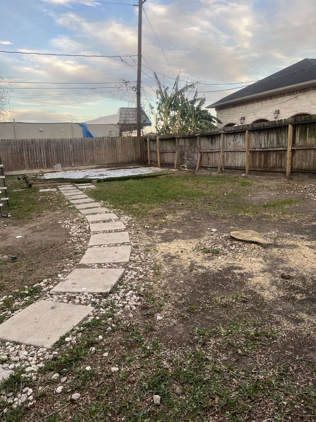 Cleaned property after tree work